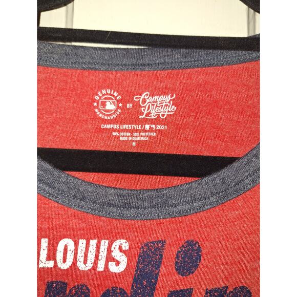 St. Louis Cardinals Baseball T-shirt Women Size Medium Baseball Game Sports Fan - Picture 3 of 3
